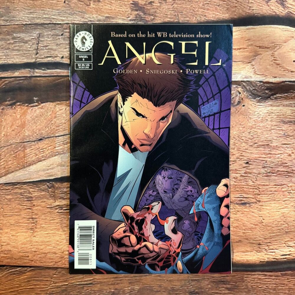 Angel #8 Dark Horse Comics Golden Sniegoski Powell TV Series 2000